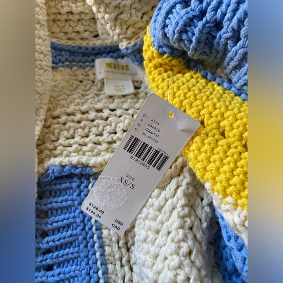 Anthropologie Maeve Striped Longline Cardigan - Picture 9 of 9